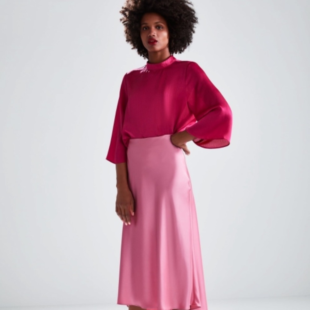 Zara Satin Blouse